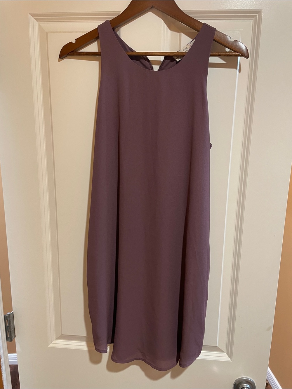 Sleeveless purple Shift Dress - Elegant Everyday Style